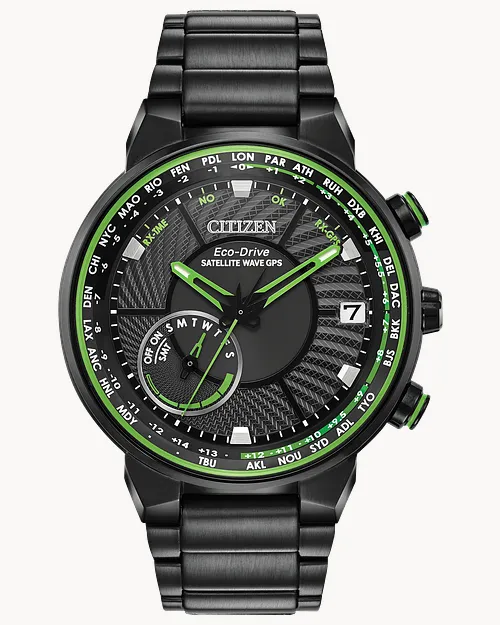 Citizen Satellite Wave GPS Freedom Eco Drive Watch CITIZEN